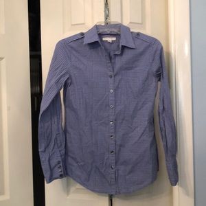 Banana Republic | Blue plaid button down shirt